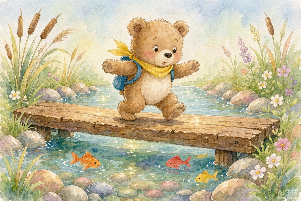 踩木板过小河